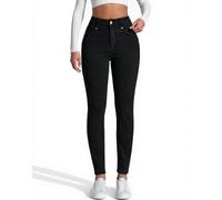 Jean Femme Skinny Push-Up Slim Fit - Modèle Minceur Élastique, Noir , XXL