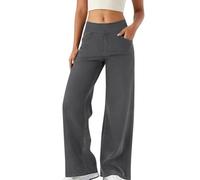 Jean Femme Taille Haute Elastique Coupe Droite Jean Large Femme Taille Elastique Ultra Confortable Baggy Jeans Wide Leg à Jambe Large Coupe Ample Pantalon Fluide éTé Pas Cher Denim Pants