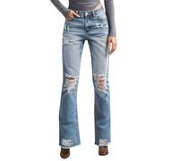 Jean Femme Taille Haute Jeans Femme Pantalon Droit Salopette Mom Chic Jegging Noir Baggy Blanc Legging Push Up Sexy Grande Amincissant 5Xl 7/8Eme Elastique Extensible Boyfriend Elephant Fuseau 7/8