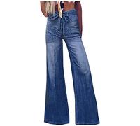 Jean Femme Taille Haute Pantalon Femme Jean Bootcut Elastique Baggy Push Up Confortable Flared Leggings Pour Femmes Large Slim Noir Pantacourt Amincissant Droit 34 Rouge Jeans Mom Hiver Cargo Strass