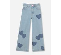 Jean Fille Coupe Large Bleu 8A