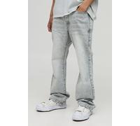 Jean flare slim délavé homme - gris - 30R, gris
