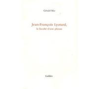 Jean-Francois Lyotard Gérald Sfez (Auteur)