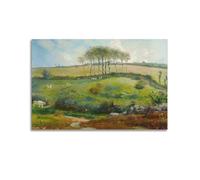 Jean-François Millet, pâturage près de Cherbourg, Normandie, 1871-1872, art vintage, art mural, célèbre, Q1150, poster décoratif sur toile, affiches murales et impression d'art Moder