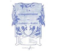 Jean Gabriel-Marie: La Cinquantaine (Cello). Partitions pour Violon, Accompagnement Piano