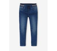 VERTBAUDET Pantalon Droit garçon en Molleton Effet Denim Blue Stone 4A