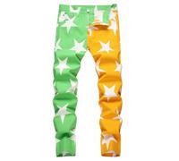 Jean Homme Jean Homme Regular Jeans Homme Week-End/Voyage Confort Stretch Coupe Droite Ample - Élasticité 4 Directions pour Usage Prolongé sans Gêne