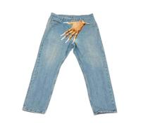 Jean Homme Jeans Homme Jean Homme Regular pour Tous Les Jours Slim Poche Taille Teinte Unie - Version Alternative avec Focus sur Teinte Et Silhouette Fuselée