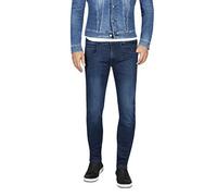 Replay Herren Jeans Anbass Slim-Fit mit Power Stretch, Bleu foncé 007-1 (Blau), 40W / 34L