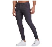 Jean Homme Skinny Super Denim Chino Slim Fit Stretch Élastique Casual Business Moulant Coupe Ajustée Poche