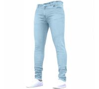 Jean Homme Slim Pantalon Habillé Peche Randonnée Skinny Chino Genouillere Classique Extensible Cuisine Jogging Peintre Travail Ample Annees Escalade Pantalon Habillé Homme Bleu Clair M
