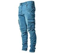 Jean Homme Straight Jean Coupe Droite Taille Haute Jeans Avec Multipoche Jeans Polyvalents Quotidiens Pantalons Droit Habillé Taille Pantalons Amincissants Bootcut Pantalon Français Denim Pants