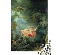 Jean-Honore Fragonard Puzzles Impossible, Puzzle en Bois Tableaux célèbres du Monde 1000 Pièces, Casse-tête Museums De Qualité Supérieure, Activité Amusante, Jeu D'adresse pour Famille