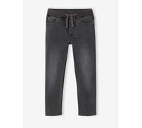 Jean indestructible droit relax garçon facile à enfiler denim gris 10A