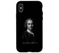 Jean-Jacques Rousseau Philosophe Classique Portrait Coque pour iPhone X/XS