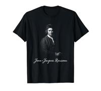 Jean-Jacques Rousseau Philosophe des Lumières T-Shirt Graphique avec Valeur