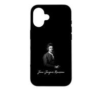 Jean-Jacques Rousseau Philosophie des Lumières Portrait Coque pour iPhone 16
