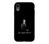 Jean-Jacques Rousseau Philosophie des Lumières Portrait Coque pour iPhone XR