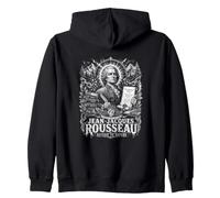 Jean Jacques Rousseau Retour à la Pensée Nature Sweat à Capuche