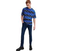 Jean Karl Lagerfeld, Homme, Denim Skinny, Jambe Skinny, Bleu Foncé Délavé, 2830