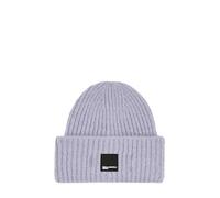 KARL LAGERFELD JEANS, Bonnet Femme avec Logo Fourrure, Rouge Pompéien, Taille Unique