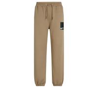 Jean Karl Lagerfeld pour Homme, Pantalon De Survêtement avec Logo Encadré, Coupe Classique, Beige, M