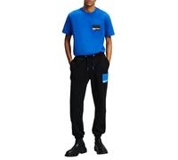 Jean Karl Lagerfeld pour Homme, Pantalon De Survêtement avec Logo Encadré, Coupe Classique, Noir, M