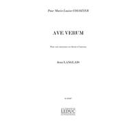 Jean Langlais: 3 Prieres No.1: Ave Verum / Conducteur