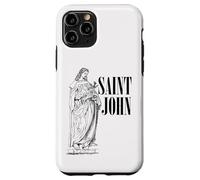 Jean l'Apôtre Bien-Aimé Saint Catholique Art Vintage Coque pour iPhone 11 Pro