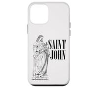 Jean l'Apôtre Bien-Aimé Saint Catholique Art Vintage Coque pour iPhone 12 Mini