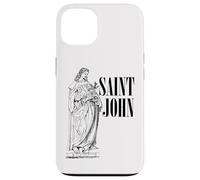 Jean l'Apôtre Bien-Aimé Saint Catholique Art Vintage Coque pour iPhone 13