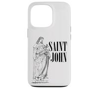 Jean l'Apôtre Bien-Aimé Saint Catholique Art Vintage Coque pour iPhone 13 Pro