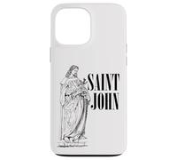 Jean l'Apôtre Bien-Aimé Saint Catholique Art Vintage Coque pour iPhone 13 Pro Max