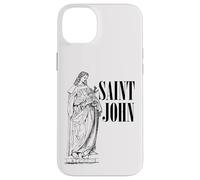 Jean l'Apôtre Bien-Aimé Saint Catholique Art Vintage Coque pour iPhone 14 Plus