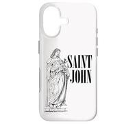 Jean l'Apôtre Bien-Aimé Saint Catholique Art Vintage Coque pour iPhone 17