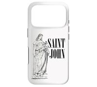 Jean l'Apôtre Bien-Aimé Saint Catholique Art Vintage Coque pour iPhone 17 Pro