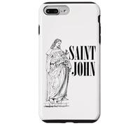 Jean l'Apôtre Bien-Aimé Saint Catholique Art Vintage Coque pour iPhone 7 Plus/8 Plus