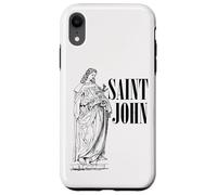 Jean l'Apôtre Bien-Aimé Saint Catholique Art Vintage Coque pour iPhone XR