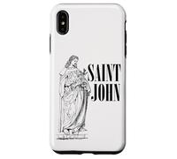 Jean l'Apôtre Bien-Aimé Saint Catholique Art Vintage Coque pour iPhone XS Max