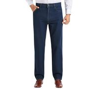 Jean Large Homme - Pantalon en Denim décontracté Coupe Droite pour Homme modèle Classique à la Taille Haute pour Un Style automnal Intemporel et Une durabilité exceptionnelle Quotidien
