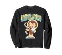 Jean Le Baptiste ECCE Agnus Dei Catholique Baptême Saint Sweatshirt