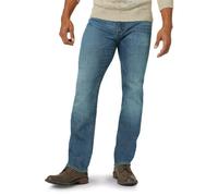 Jean LEE MVP Lenny - Jean droit ajusté taille haute en coton stretch bleu pour adulte 28/32
