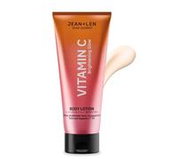 Jean & Len Lotion corporelle à la vitamine C, avec Superox C AF à base de prune de cacatoès et de vitamine E, pour une peau éclatante et un teint plus uniforme, soin du corps sans parabène ni silicone