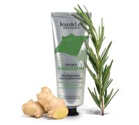 Jean & Len Crème pour les Mains Romarin et Gingembre, à l’Urée, pour Mains Sèches et Gercées, Hydratation et Soin Intense, sans Parabènes ni Silicones, Tube de 75 ml