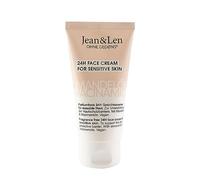 Jean & Len Crème visage sans parfum huile d'amande & niacinamide, convient aux peaux sensibles, hydratation 24h, effet relipidant, sans parabènes & silicones, végétalien, 50 ml