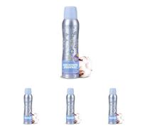 Jean & Len déodorant en spray Sensitiv Cotton Care, offre jusqu'à 48h de protection déodorante fiable, soin sensible, effet antibactérien, sans aluminium (ACH) ni alcool, végétalien, 150 ml (Lot de 4)