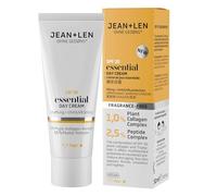 Jean & Len Essential Day Cream, vegan, 50 ml | Optimise la fermeté de la peau avec SPF 30 et collagène végétal, pour tous types de peau, sans parfum