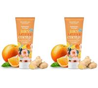 Jean & Len Gel Douche Orange & Gingembre, pH idéal pour la peau, expérience de douche rafraîchissante, avec extrait d'orange et de gingembre, pour une peau douce, gel douche végétalien, sans parabène