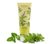 Jean & Len Gel douche vitalisant Verveine & Menthe, expérience de nettoyage en douceur, pour une sensation de peau sensiblement douce, sans microplastiques ni huile minérale, végétalien, 250 ml