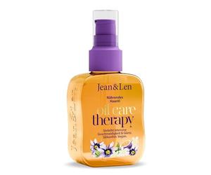 Jean & Len Huile capillaire Oil Care Therapy, pour cheveux secs et drus, avec huile de monoï, extrait de passiflore et squalane, démêle et apporte souplesse, sans silicone, végan, 100 ml